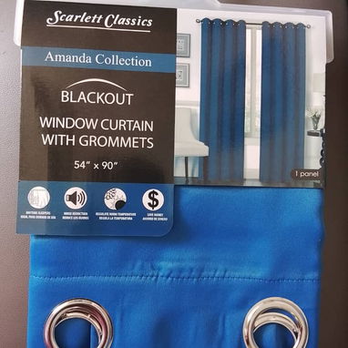 🌸Cortinas BlackOut ( Tapa Sol ) 2 Paños 🌸Medidas : 137 cm ancho X 228 cm Largo 🌸Precio : 20 USD 🌸 - Img 124241363
