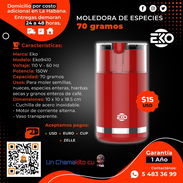 💲15💲MOLEDOR DE ESPECIES 70 GRAMOS. FACTURA Y GARANTÍA 1 AÑO. TLF 54833699 - Img 50467760