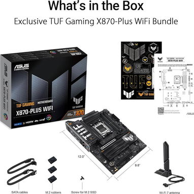 Kit RYZEN 7 9700x, ASUS TUF Gaming X870-PLUS, 32GB CORSAIR DDR5 6000, SAMSUNG 990 1TB, Disipador por Aire (Pantalla LCD) - Img 118206759