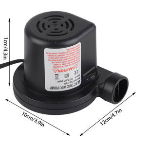 BOMBA INFLADOR ELÉCTRICO 12V PARA AUTO – CON 3 BOQUILLAS - Img 112142861