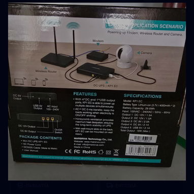Smart mini DC UPS - Marsriva KP1 EC* - 2/3