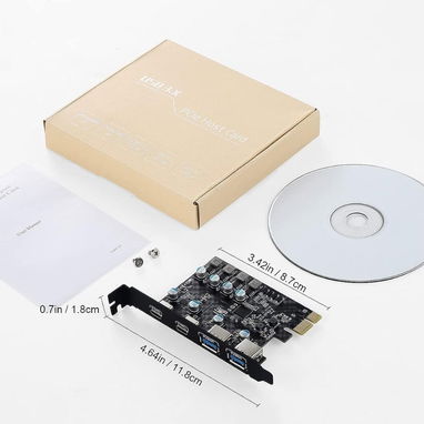 🔌 Tarjeta de Expansión USB PCI-E UP4210 🌐 - Img 126074301