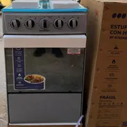 Cocina gas horno premier 4 hornillas Magneto tapa de cristal - Img 57947037