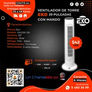 🔰 40 USD 🔰 VENTILADOR DE TORRE MARCA EKO TAMAÑO 29". MENSAJERÍA GRATIS CON FACTURA Y GARANTÍA. TLF 44833699 - Img 51811258