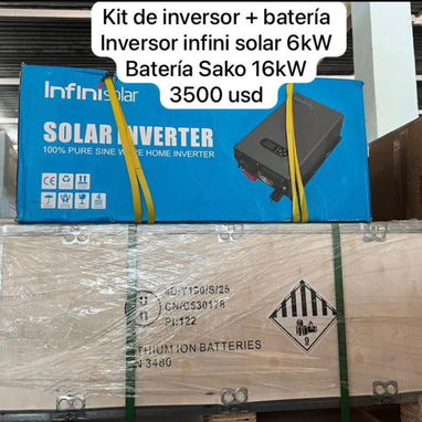 Kit de inversores y baterías - Img 118669008