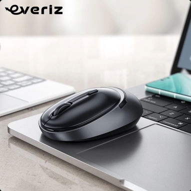 Mouse Inalámbrico Bluetooth + 2.4G – Modo Dual – MS116 – EVERIZ 🌐 Color: Black Metal Gray (Gris Oscuro) $9.99 - 5/9