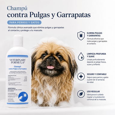 SHAMPOO CONTRA PULGAS Y GARRAPATAS - Img 126483076