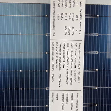 Panel Solar De 585w Bifaciales - 2/2