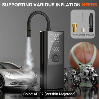 Compresor de aire portátil para carros , motos y bicicletas - Img 117597297