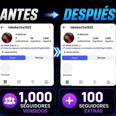 VENTA DE SEGUIDORES PARA INSTAGRAM , LIKES, VISITAS - Img 123017835