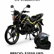 SÚPER OFERTAZO POR ESTE DÍA DE LOS PADRES. MOTOR KRATHOS 200 CC + CASCO INTEGRAL DE FIBRA DE CARBONO, ENTREGA DE FACTURA - Img 55813066