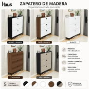 Sapateras moderna de madera - Img 57640903