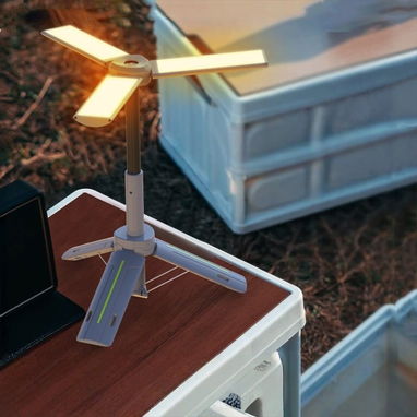 Lámpara Linterna LED Telescópica Wason 1000 Lúmenes Recargable y Regulable con Soporte - 4/6