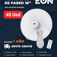 Ventilador de Pared 18" Eón con control remoto, Garantía de 1 año, Entrega gratis para toda La Habana - Img 51062377