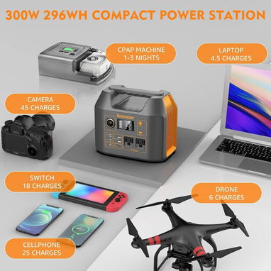 📞53884600.🎇 Estación de Energía Portátil EnginStar R300 (300W / 296Wh)🎇 Mensajería disponible.🚴 - 7/9