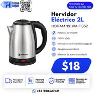 Hervidor Eléctrico de agua 2 Litros 1500W - Img 56710057