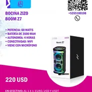 🔊 BOCINA ZIZO BOOM Z7 — POTENCIA, CONECTIVIDAD Y MICRÓFONO INCLUIDO PARA TU EVENTO O ESPACIO 🎤🎶 - Img 53396338