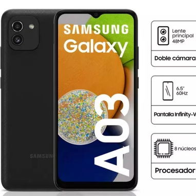 Móvil Samsung Galaxy A03 (3/32GB)//6.5" LCD HD+/48Mp + 2Mp + 5Mp frontal//Android 11//Dual SIM//Nuevo - Img 101807450