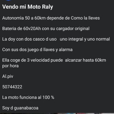 Vendo Moto eléctrica Raly - 6/6