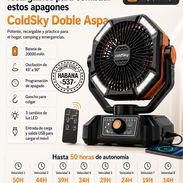 Ventilador recargable Goldsky - Img 56345749