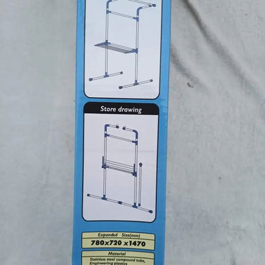 Tendedero multifuncional plegable de acero - 3/3