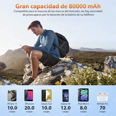 Power Bank de 80000 mAh - 2/3