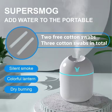 HUMIDIFICADOR | DIFUSOR AROMAS | DIFUSOR ACEITES | AROMATERAPIA | DIFUSOR ESENCIAS | HUMIDIFICADOR CUARTO | LUZ NOCTURNA - Img 123318869
