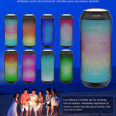 Bocina Altavoz Bluetooth Portátil LED 🌐 - Img 127565183