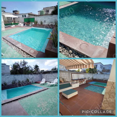 RENTA casa de 2 habitaciones con piscina en GUANABO, Playas del Este de La Habana con Qba Hostin 360 - 7/10