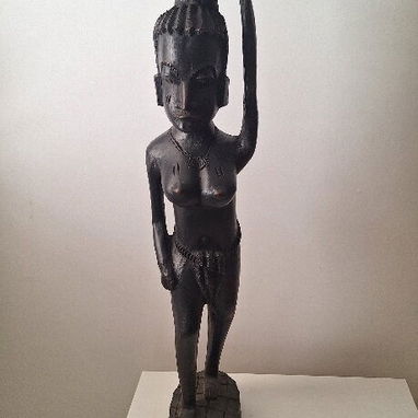 Estatua africana de madera (80 cm) - 6/6