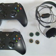Mandos inalambricos de Xbox One con auricular + mic, 4x gomitas protectoras - Img 44741612