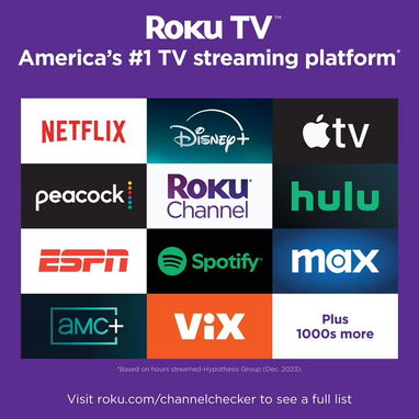 Full HD Smart TVHisense 43 inch.Roku tv- FHD Resolution, DTS Virtual:X, AI Sports Mode, Natural Color Enhancer - Img 123654704
