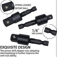 Adaptador de taladro de ángulo recto extensión de broca de impacto 4 en q.  Broca de destornillador - Img 53718858