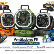 Potencia, autonomía y luz en un solo equipo Ventilador recargable new en caja - Img 55588956
