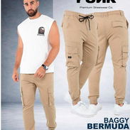 Pantalón 4puertas de tela para hombre. - Img 55769742