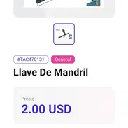 LLAVE DE MANDRIL LLAVE DE TALADRO - Img 55191961