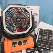 Ventilador recargable f6 con panel solar. Interesados al privado. - Img 57171617