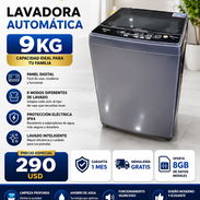 Lavadora Royal 9KG Automatica ,Panel Digital , 8 Modos diferentes de lavado , + Oferta de 8GB de Datos Moviles - Img 55636861