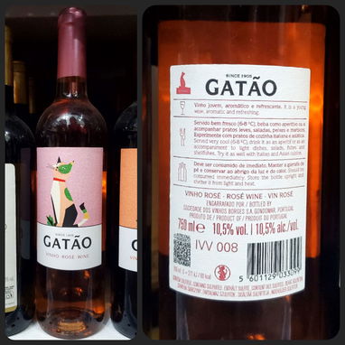 🍷VINOS GATĀO🐈 Tinto-Blanco-Rosado 🇵🇹PORTUGAL - 3/3