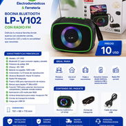 Bocina Bluetooth Portatil con Radio FM - Img 55956820