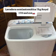 Lavadora semiautomática 7kg Royal Color blanco con mensajería - Img 55243916