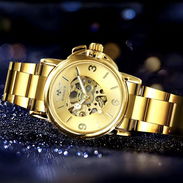Reloj Automático Dorado  para Mujer– ¡Edición Limitada! en su caja, Diseño Exclusivo y Elegante - Img 53097192