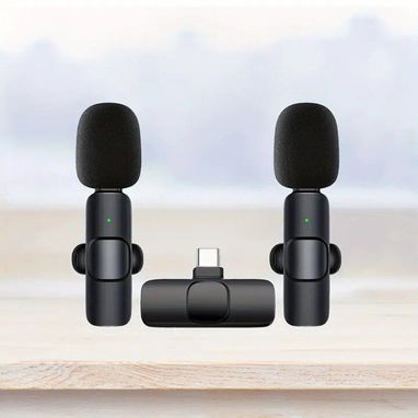 🎤📱 Micrófonos Inalámbricos de Solapa – Tipo C / Lightning – Plug & Play - Img 102154831