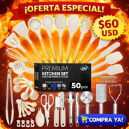 Utensilios de cocina ¡Set Premium de Silicona 50 piezas! - Img 51008736