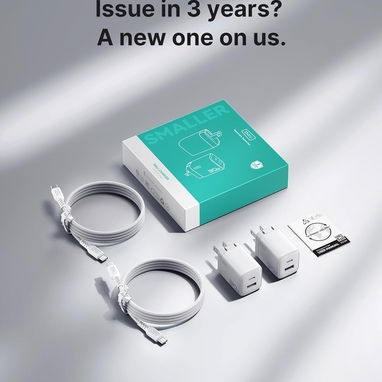 CARGADOR INIU 30W GAN USB-C CARGA RÁPIDA DOBLE PUERTO + 2 CABLES USB-C ENVÍO DISPONIBLE + GARANTÍA - Img 124126102