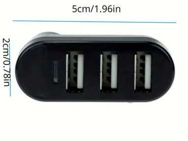 Hub USB Splitter, adaptador 3 puertos USB. - Img 67743285