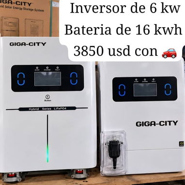 Inversor 6 con 10 kw de batería - 4/8