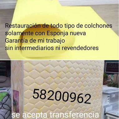 Reparo colchones en su casa utilizando esponja - Img 125465039