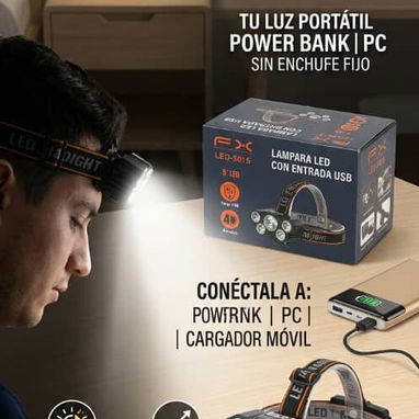 Lámpara LED con USB (LED-5015) [ XL ] - 2/2