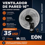 Ventilador de pared 16 pulgadas marca Eón - Img 58057271
